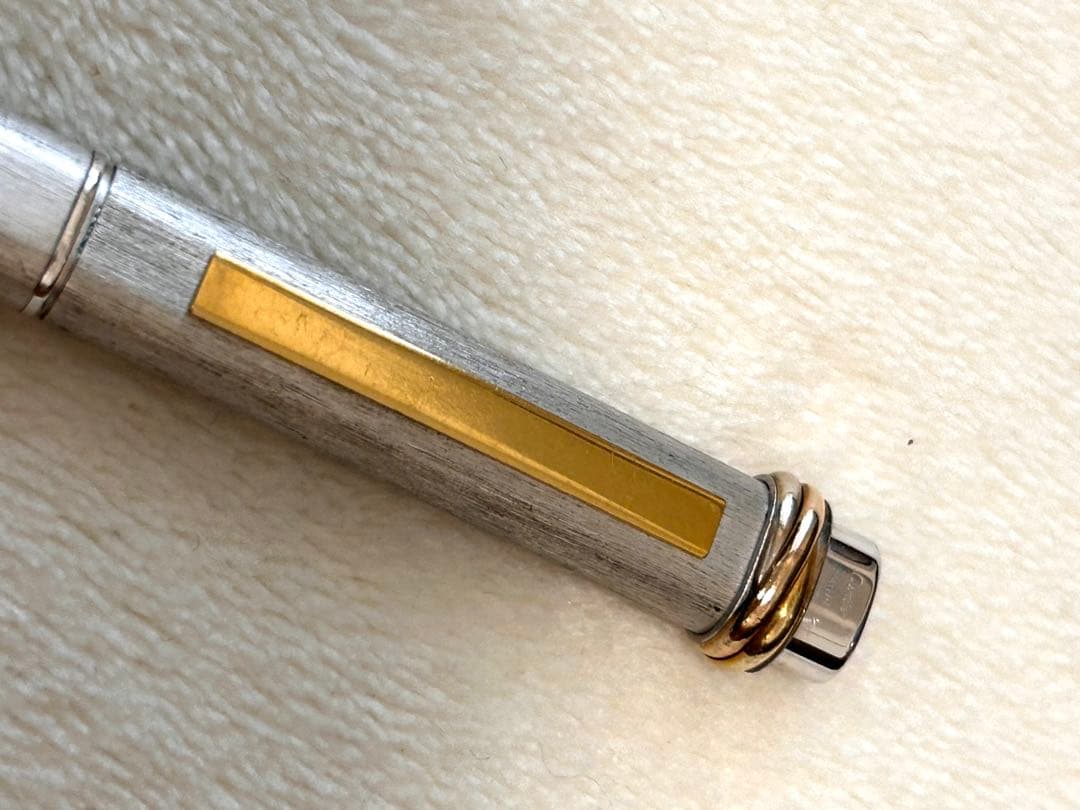 カルティエ　ボールペン　ヴィンテージ トリニティ　シルバー