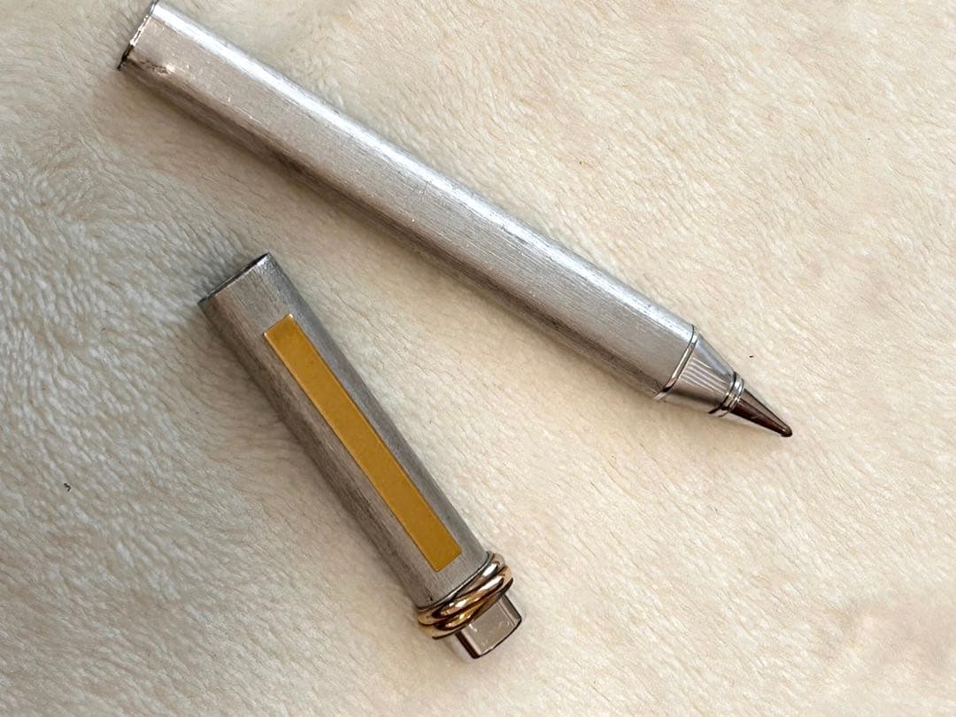 カルティエ　ボールペン　ヴィンテージ トリニティ　シルバー
