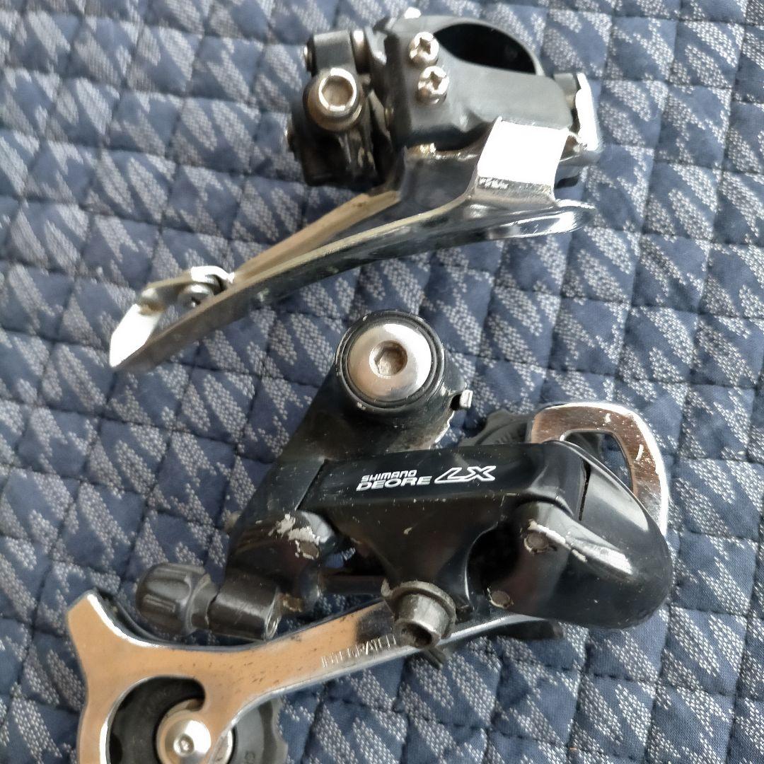 ②【90s☆ビンテージ】SHIMANO DEORE LX 前後ディレーラー