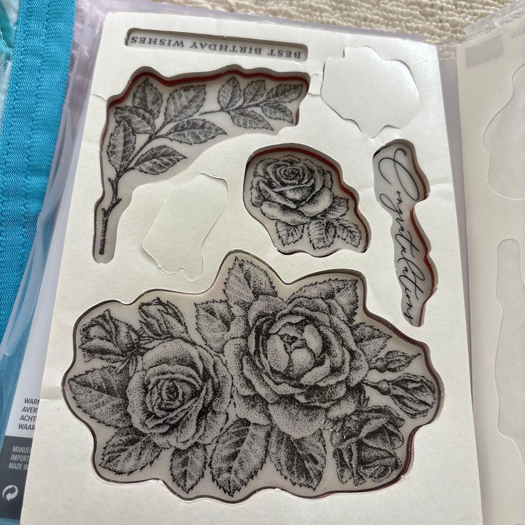 スタンピンアップ　Stippled Roses バンドル　DSP付き