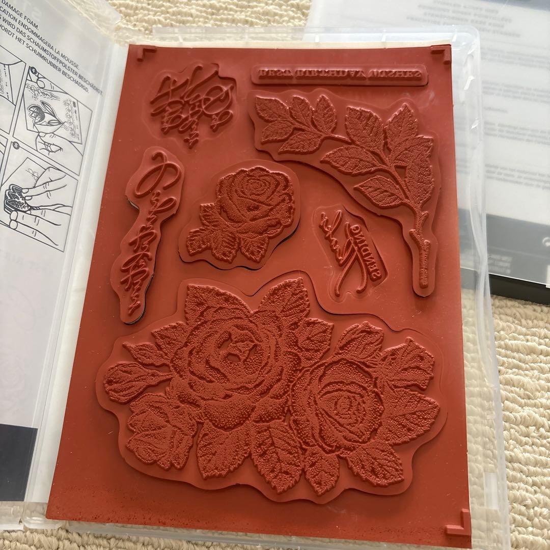 スタンピンアップ　Stippled Roses バンドル　DSP付き