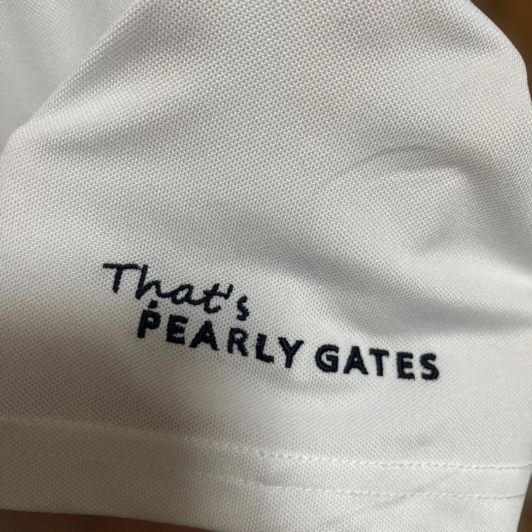 限定PEARLY GATES ホワイト ポロシャツ