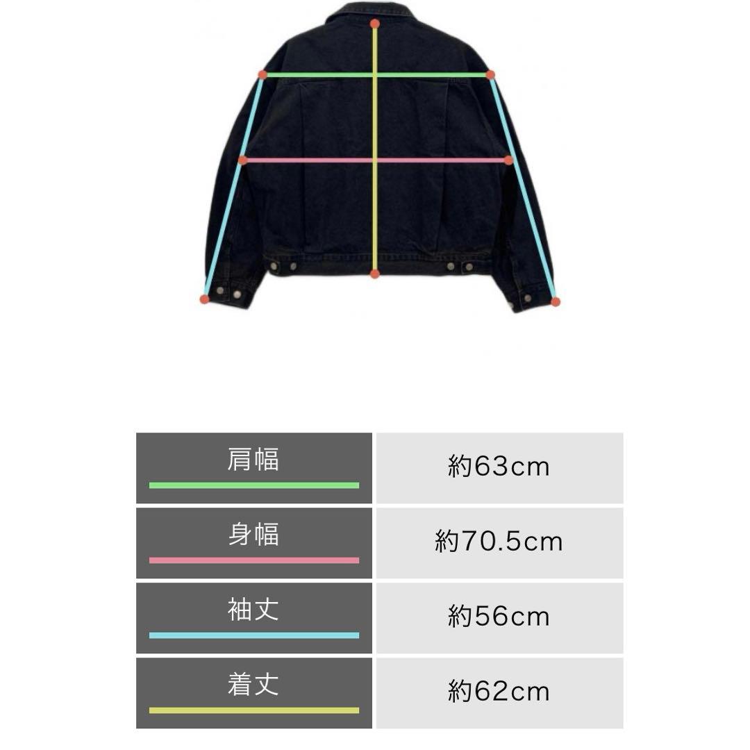 新品未使用ソフトハイフンTUCKED DETAILデニムジャケットGジャン04