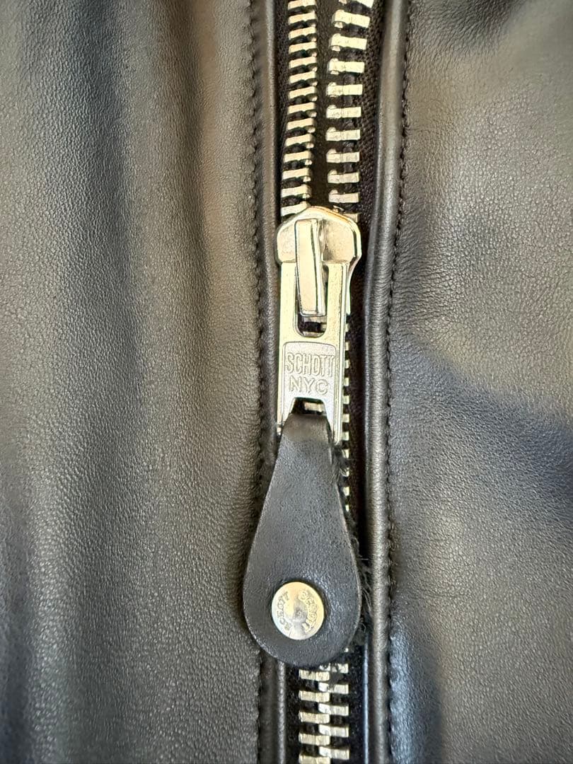 Schott 228US ラムレザー ダブルライダースジャケット
