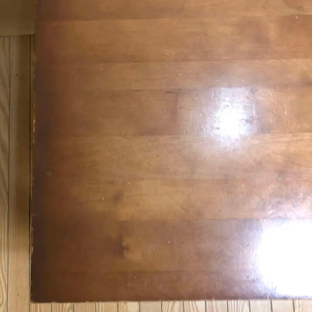 無印良品MUJI W900 バーチセンターテーブル引出し付き　※引出し一ヶ所傷有