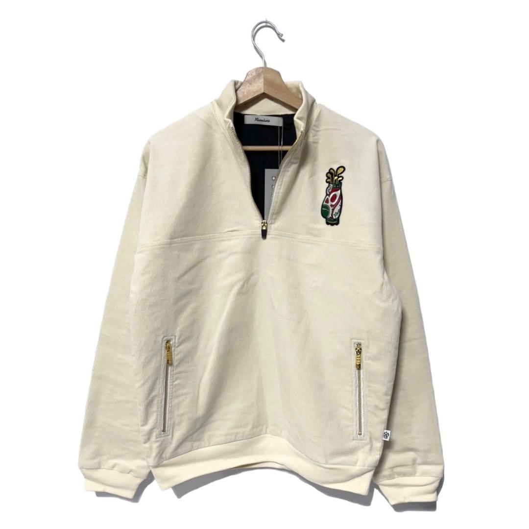 ラッセルノ ゴルフ キャディーバッグ コーデュロイ アノラック ホワイト 2XL