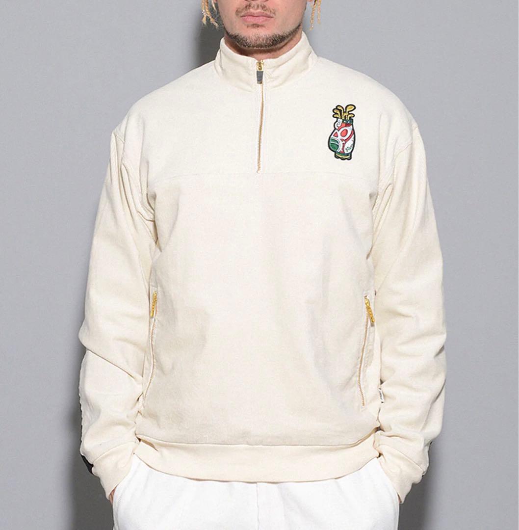 ラッセルノ ゴルフ キャディーバッグ コーデュロイ アノラック ホワイト 2XL