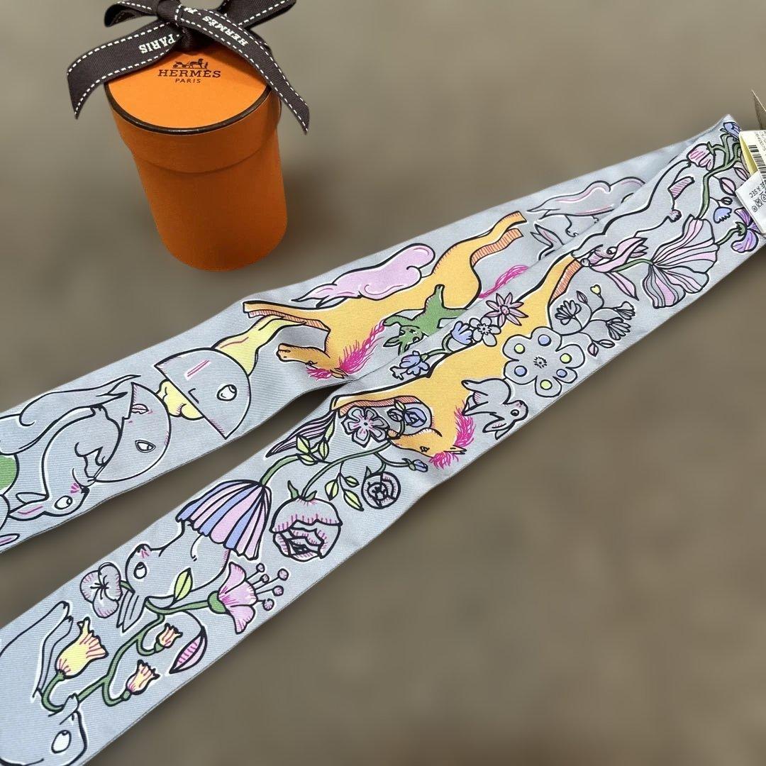 【新品、OFF ! 】　HERMÈS エルメス ツイリー