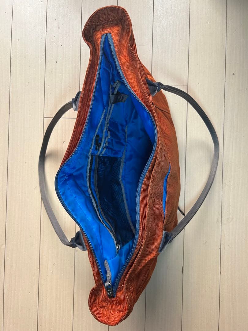 【美品】patagonia トランスポート トートバッグ オレンジ