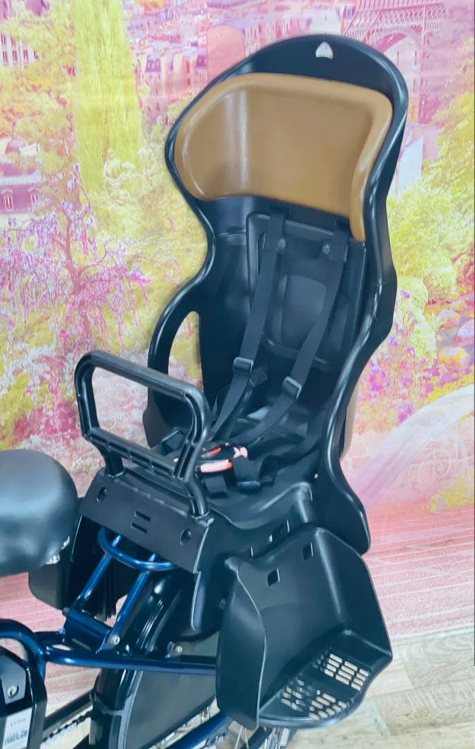K2242 電動自転車ブリヂストン子供乗せ 20インチ ブルー 8.9Ah