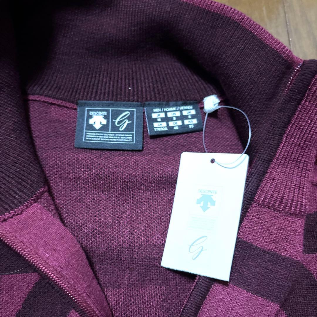 【新品未使用】 DESCENTE GOLF タイポグラフィモチーフ セーター