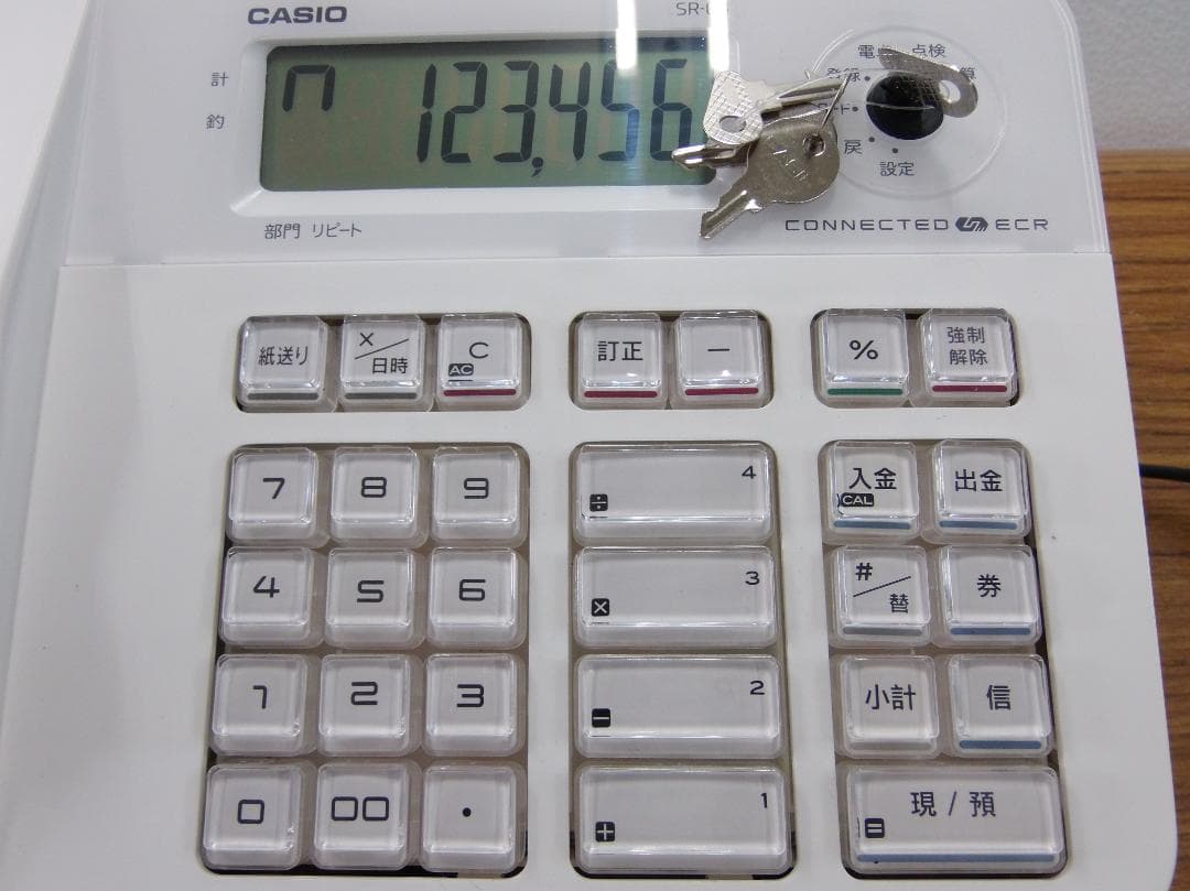 CASIO 電子レジスター SR-G3 2022年製 250529