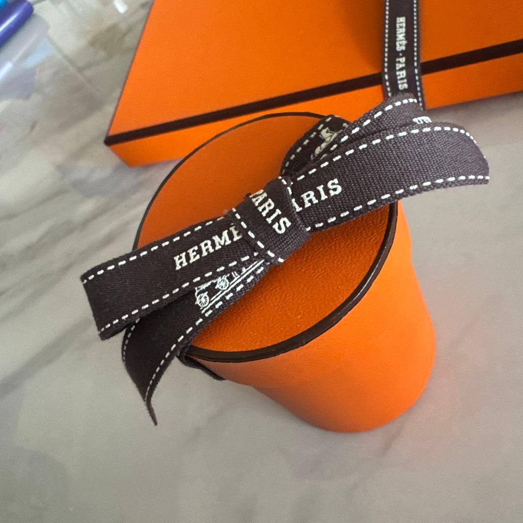 エルメス HERMES 2026SS バンダナツイリー 黒 ピンク 新品未使用