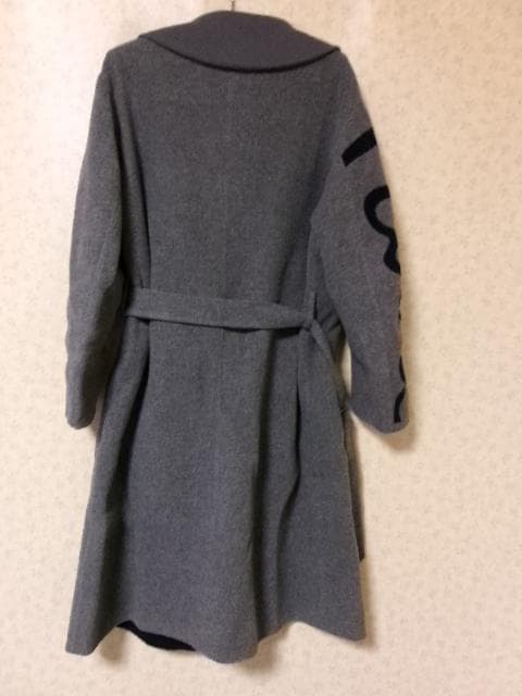 104868　ポールスミス　ロングコート　グレー　サイズM