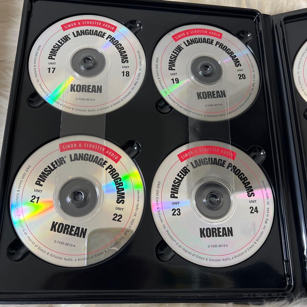 Simon & Schuster社 韓国語音声学習プログラムCDセット