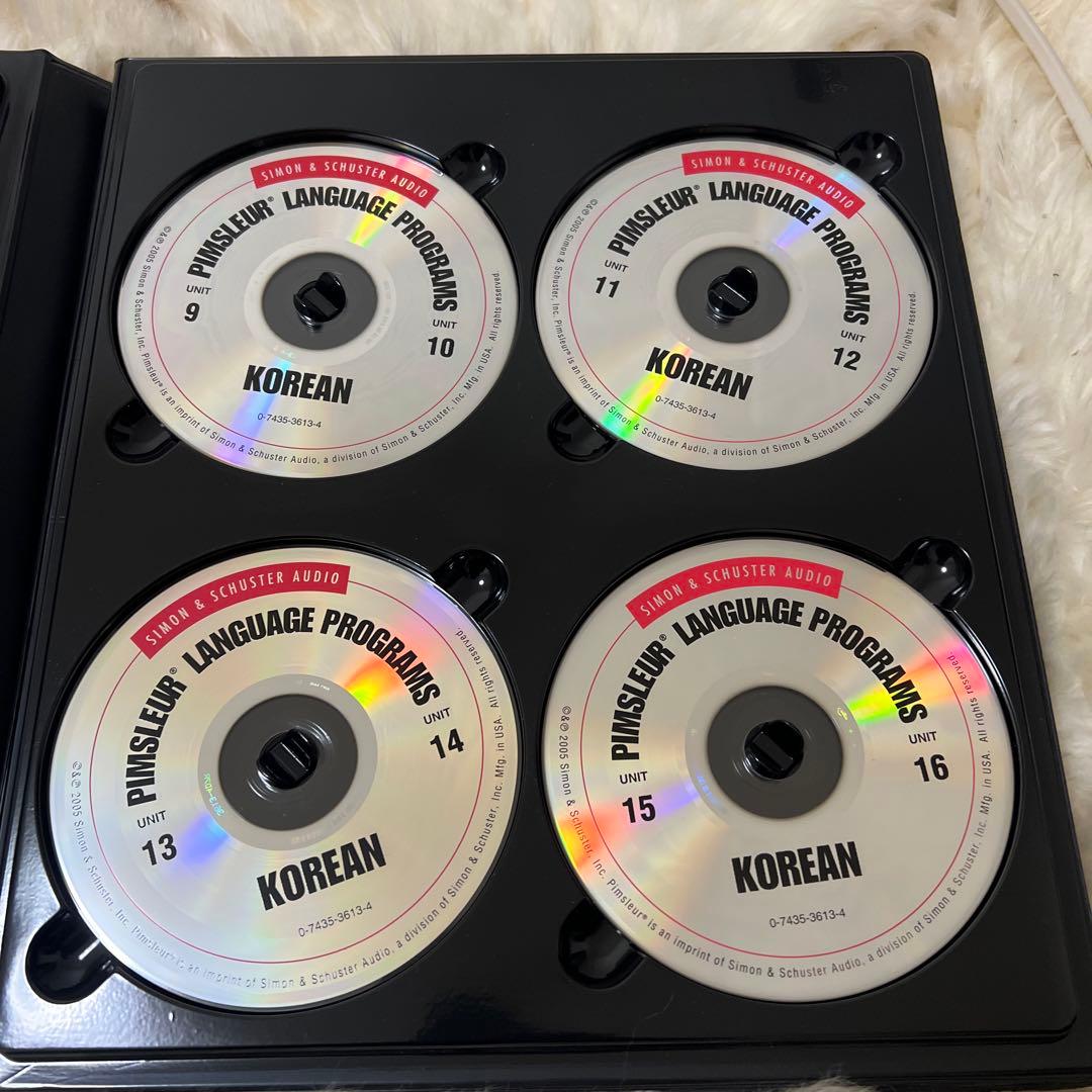 Simon & Schuster社 韓国語音声学習プログラムCDセット