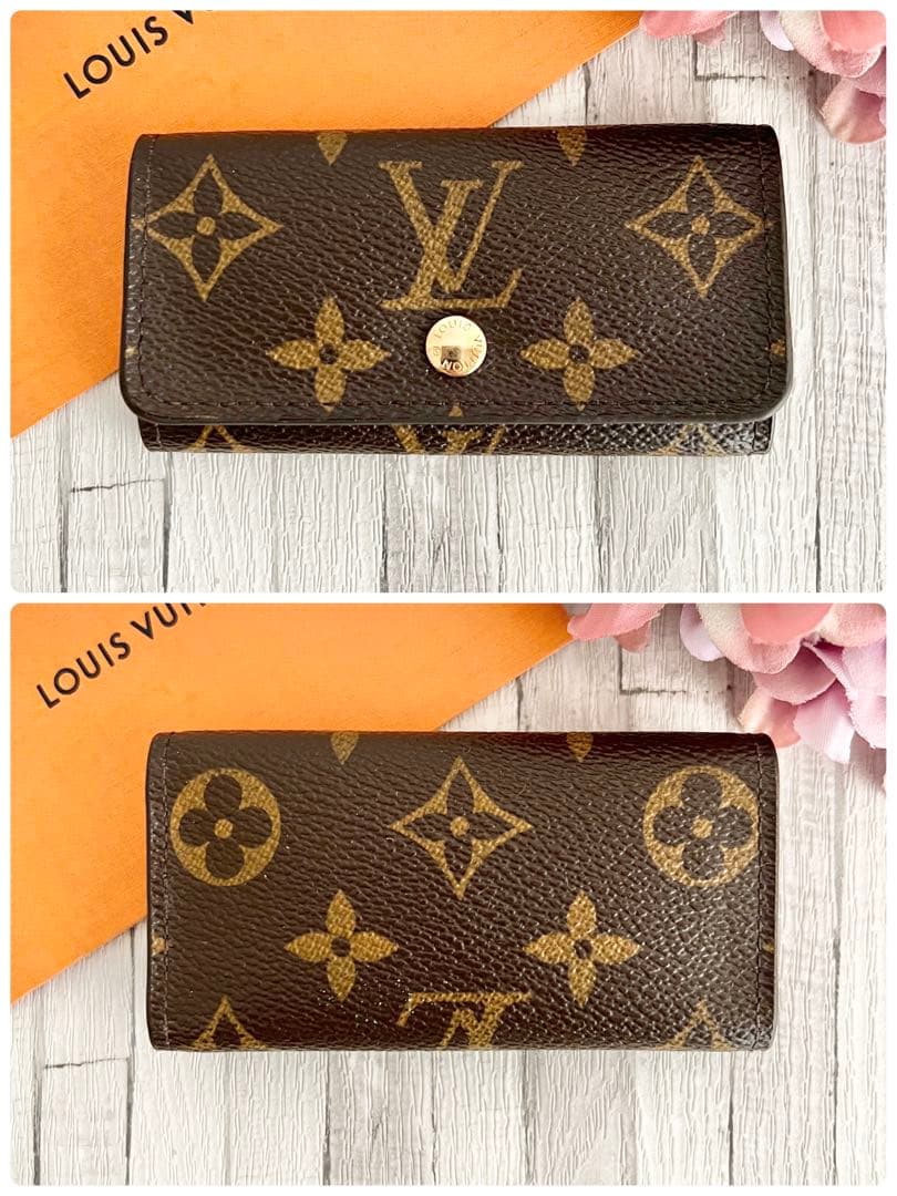 【美品/交渉不可】ルイヴィトン　キーケース　4連　モノグラム　ミュルティクレ4