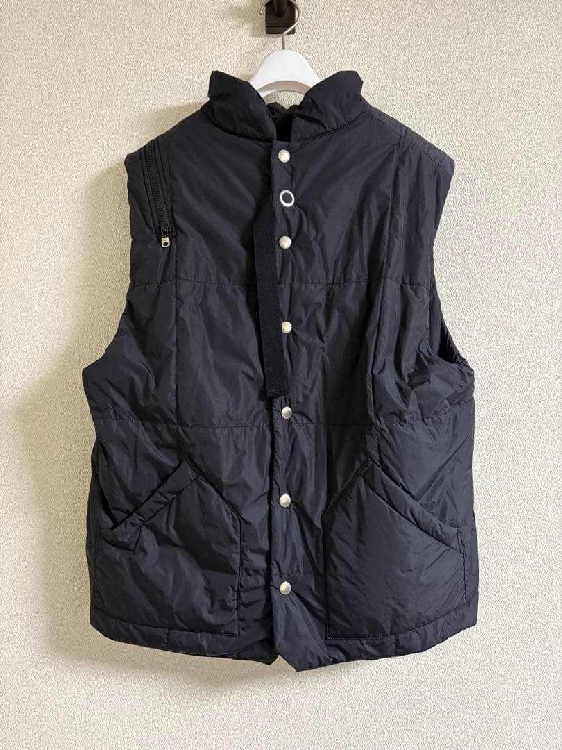 ジャケット・アウター TheSoloist.double zip reverse puffy vest
