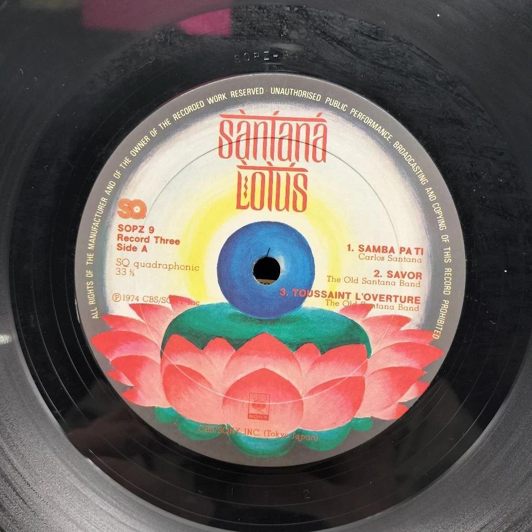 Santana ‎Lotus 3LP　レコード