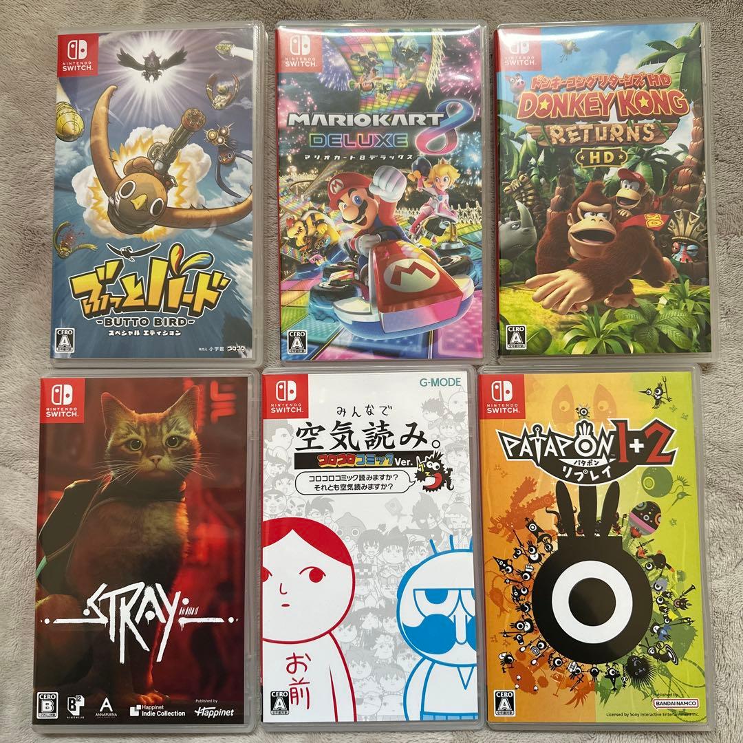 Switch ソフト　6本セット　マリオカート　ドンキーコング　ぶっとバード