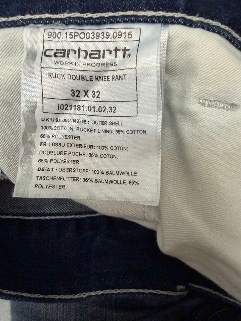 Carhartt WIPダブルニーデニム W32