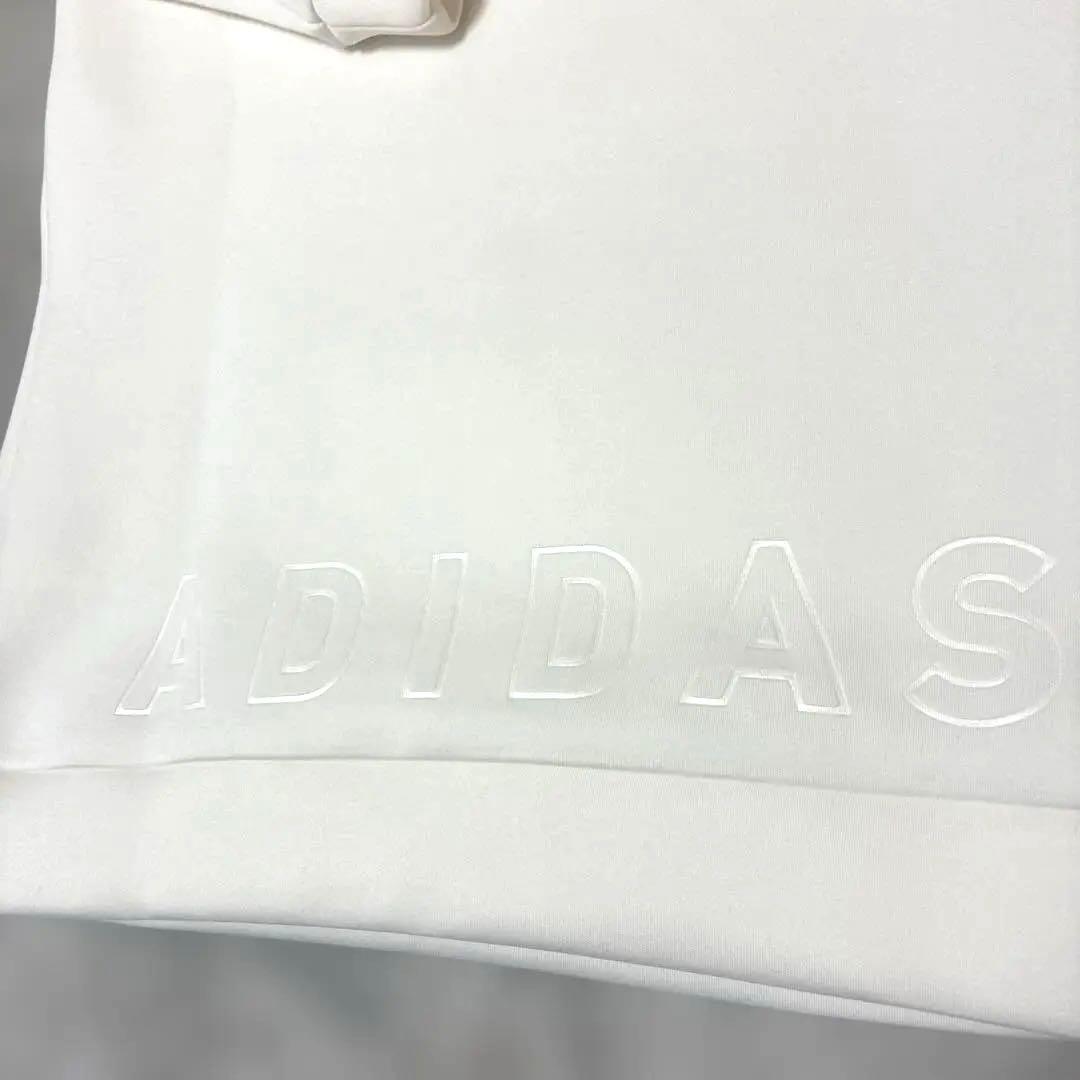 【新品半額】定2.8万！アディダス ゴルフセットアップ M 白✨ダンボールニット