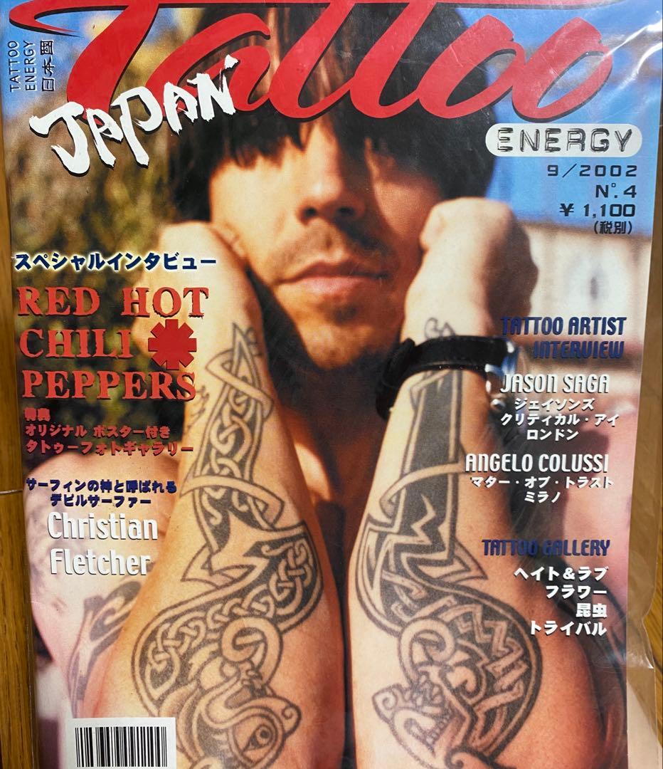 レッチリ2002年発行 TATTOO ENERGY JAPAN ポスター付き