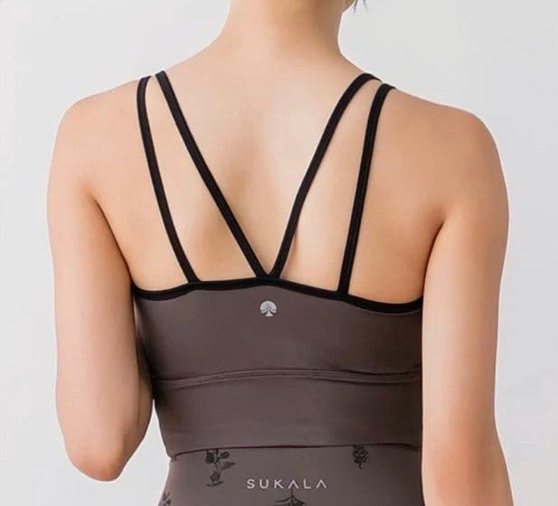 【新品 未使用】SUKALA ヨガウェア 　フラワーブーケ　ブラトップ