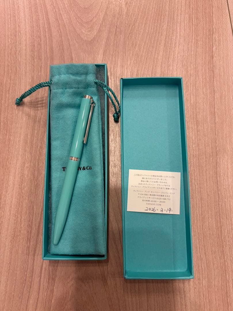 新品未使用　Tiffany & Co. ボールペン ティファニーブルー