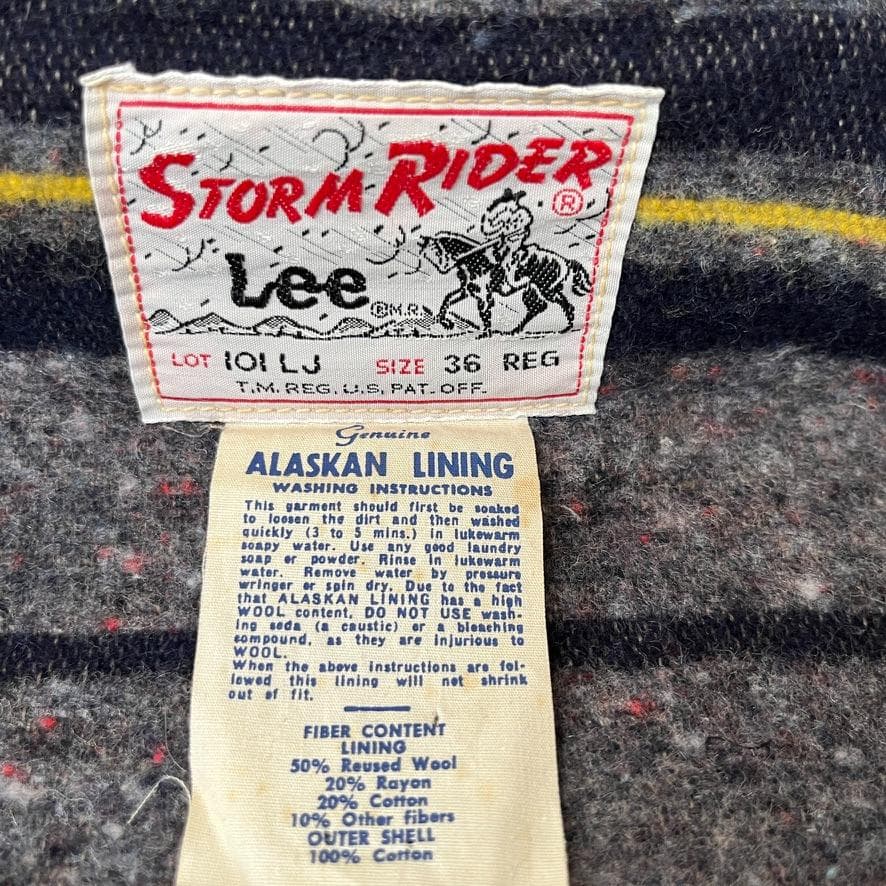 Lee Storm Rider 101LJ復刻 ブランケット36