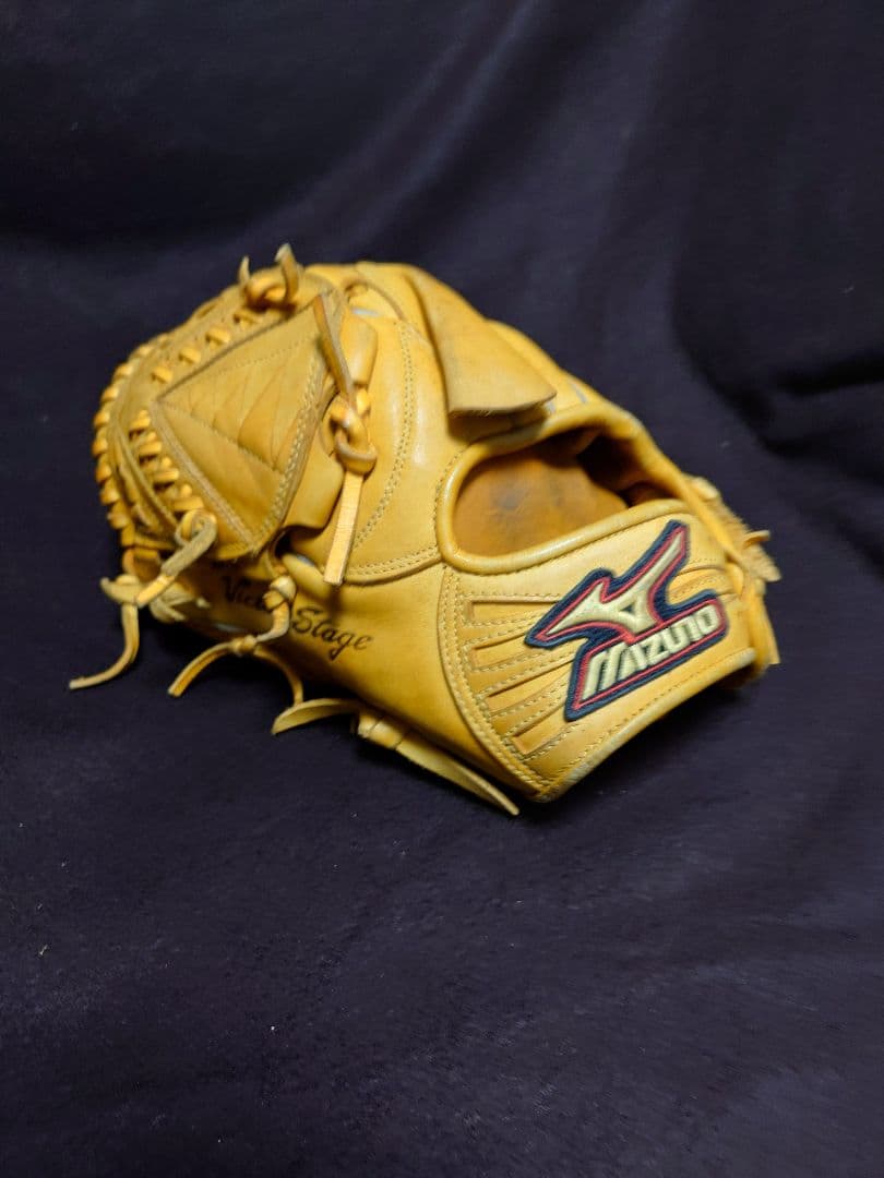 《中古》Mizuno ビクトリーステージ　軟式・左投げ投手用グローブ