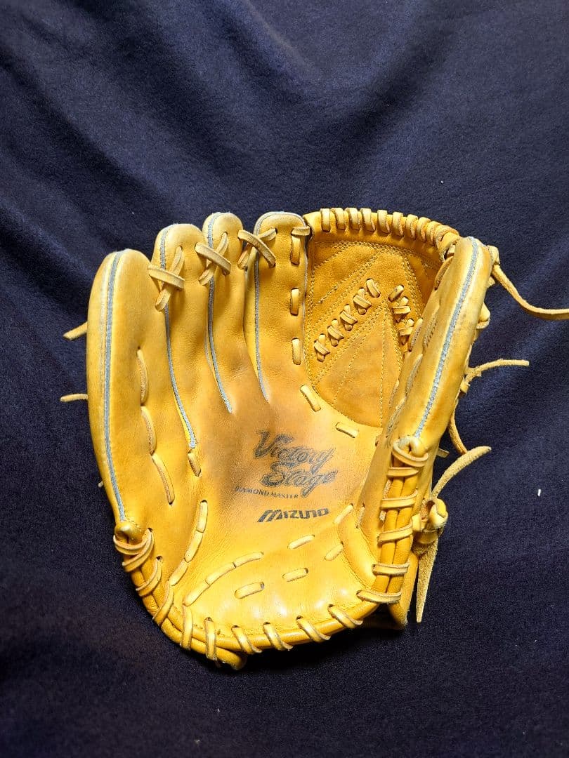 《中古》Mizuno ビクトリーステージ　軟式・左投げ投手用グローブ