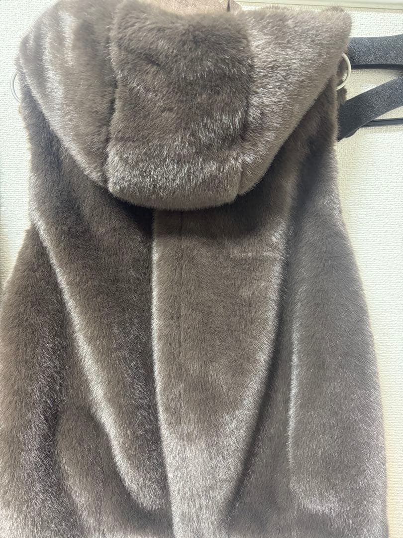 アルページュストーリー　ファージップベスト ブラウン S 美品