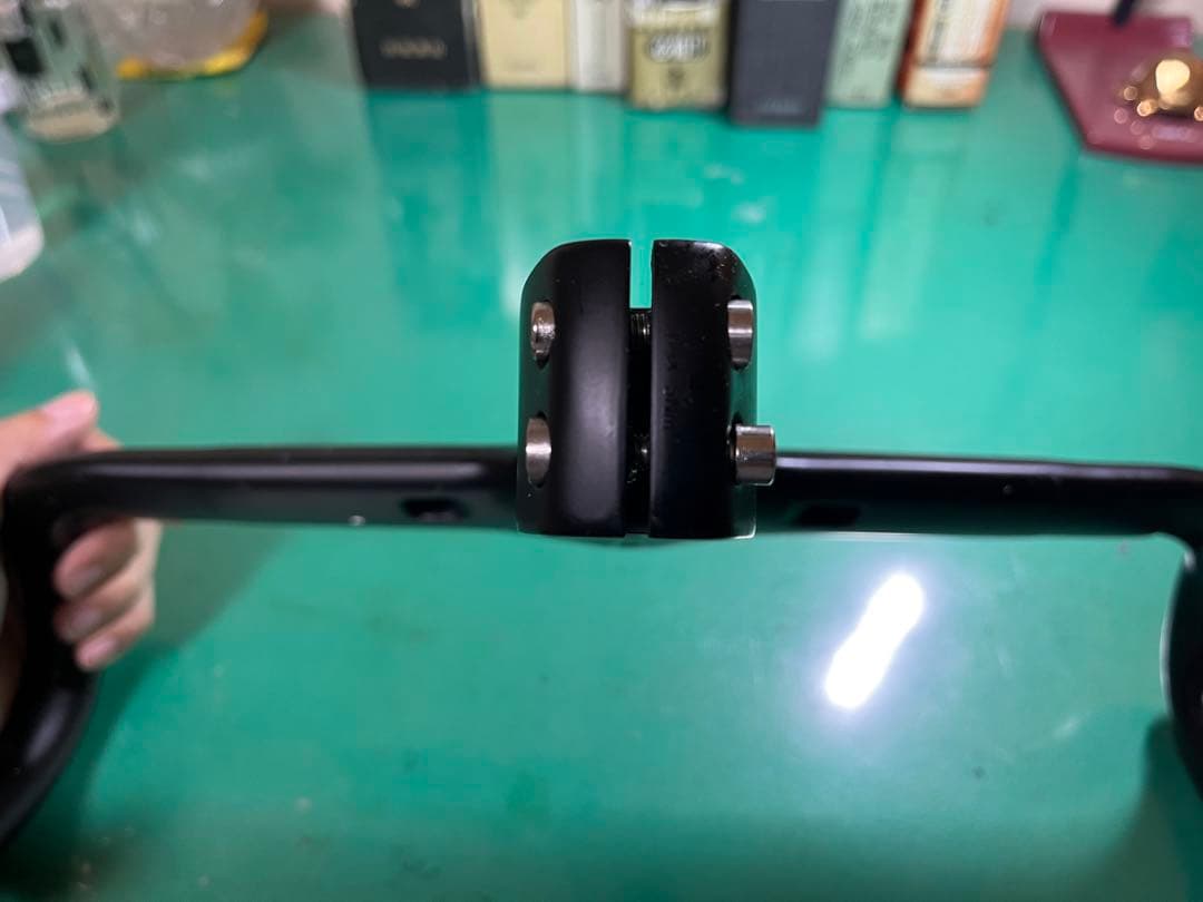 TOSEEK一体型ドロップハンドル美品幅380mm ステム長120mm