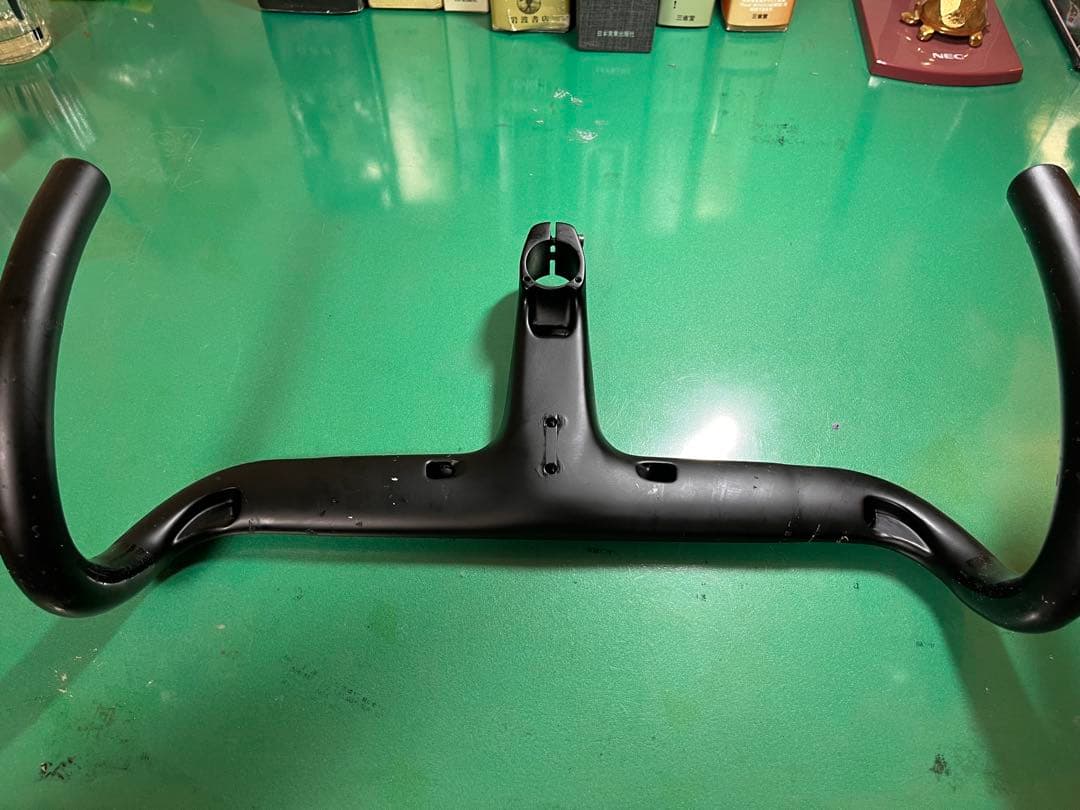 TOSEEK一体型ドロップハンドル美品幅380mm ステム長120mm