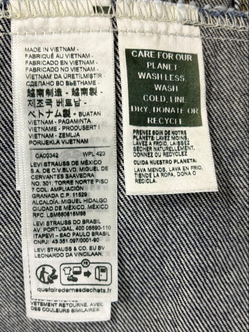 Levi's Type1 Trucker Mサイズ