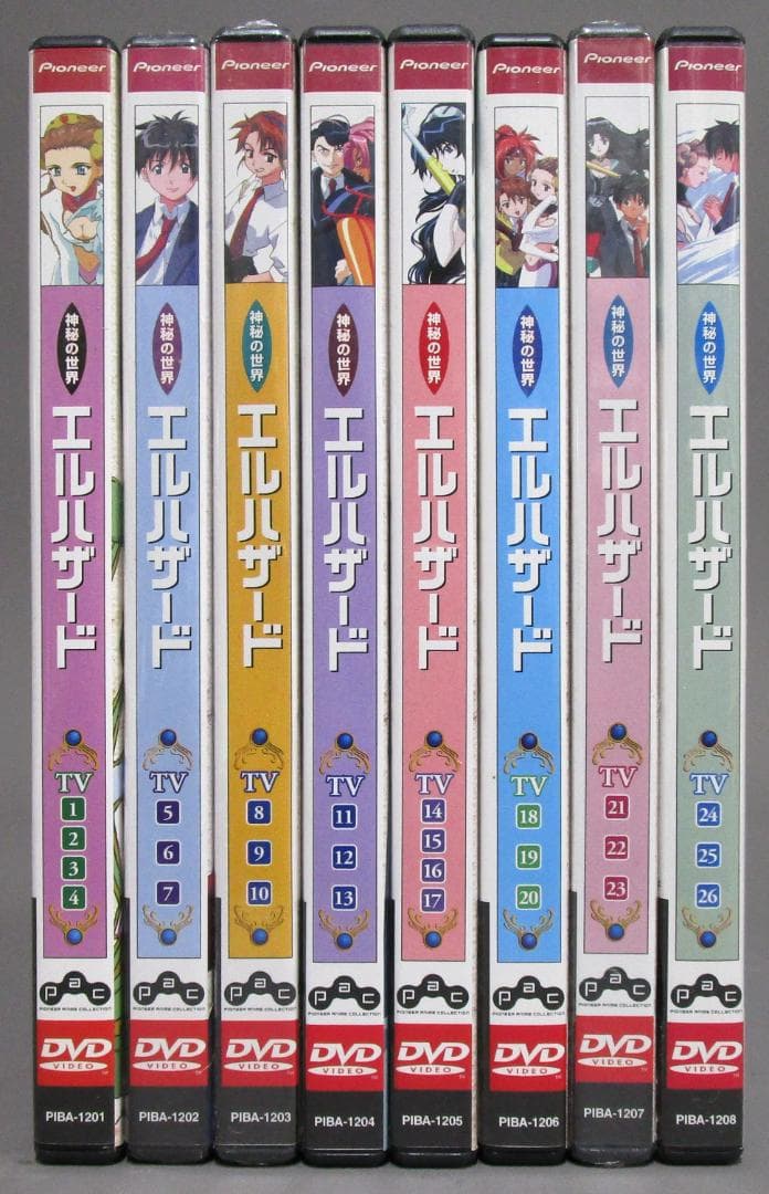 アニメDVDセット［神秘の世界 エルハザード TV版］全8巻26話完結セット
