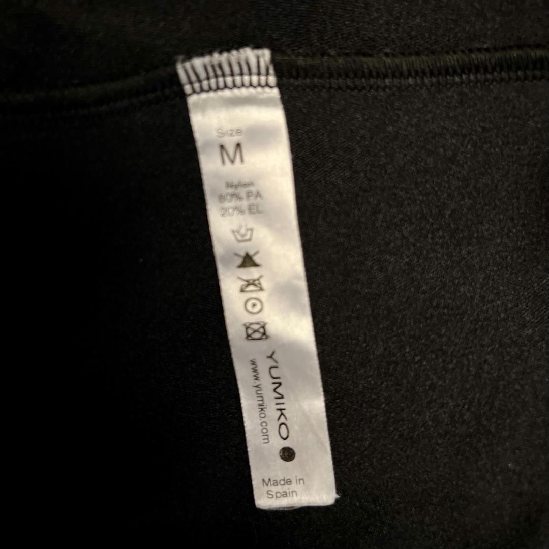 YUMIKO レオタード Heather ヘザー オールブラック Mサイズ