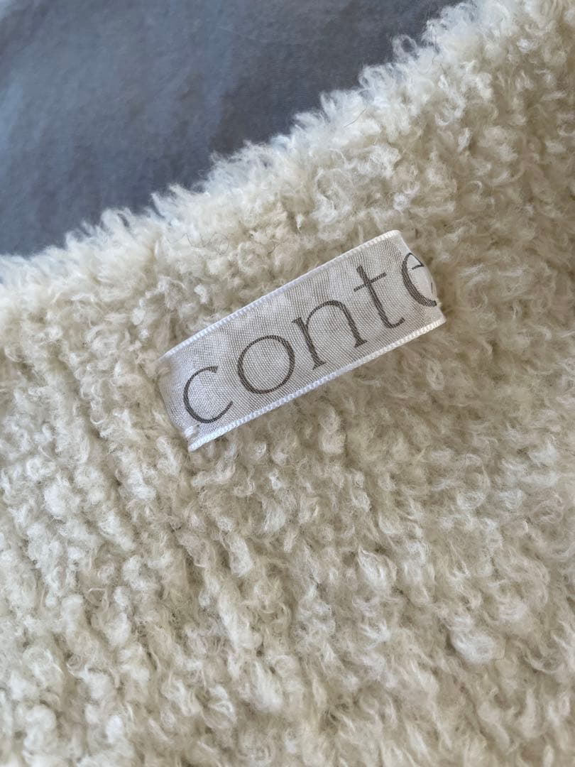 conte ボア ロングジレ