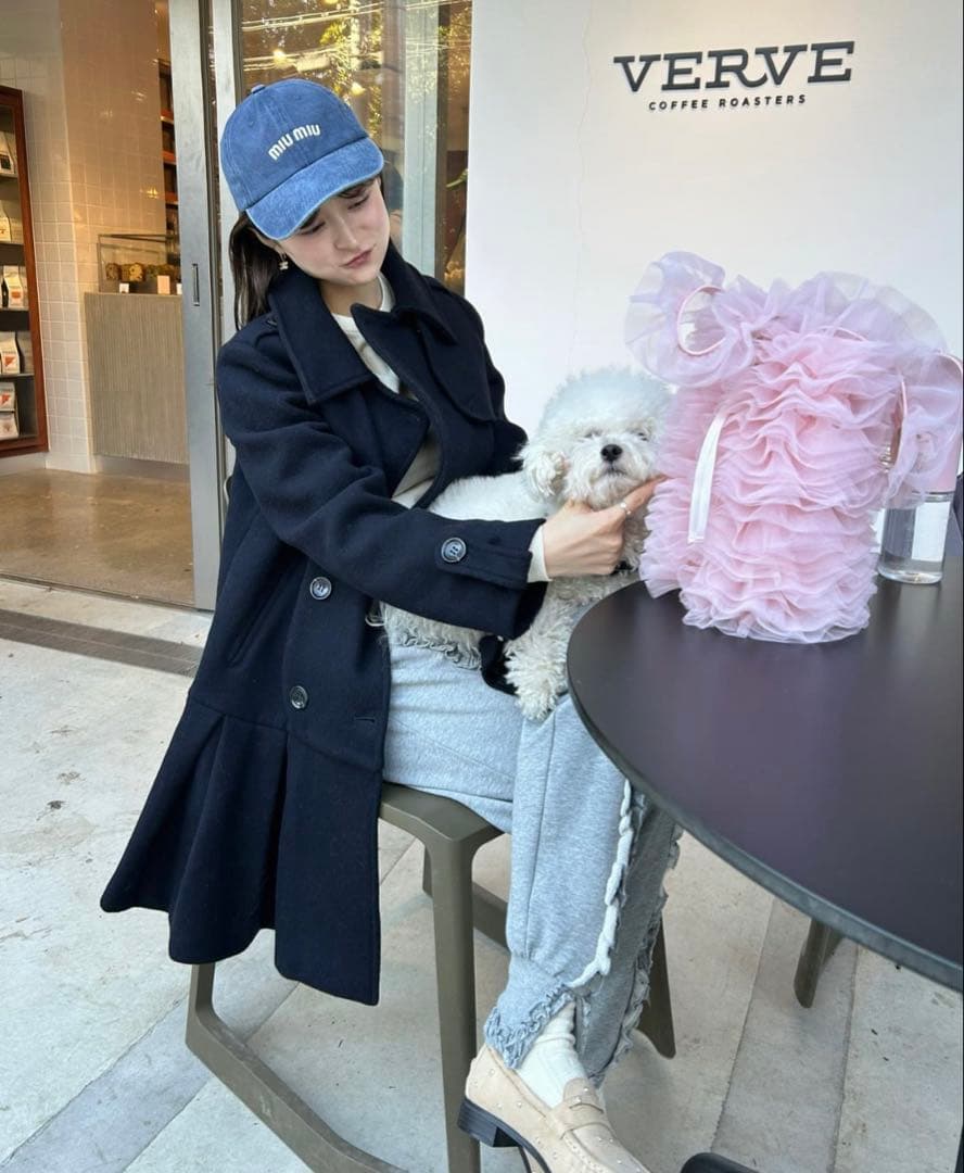 Bibiy. VICTORIA COAT ネイビー