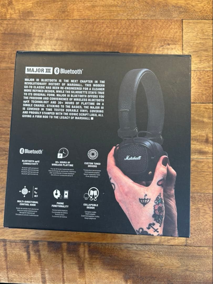 Marshall Major Ⅲ ワイヤレスヘッドホン