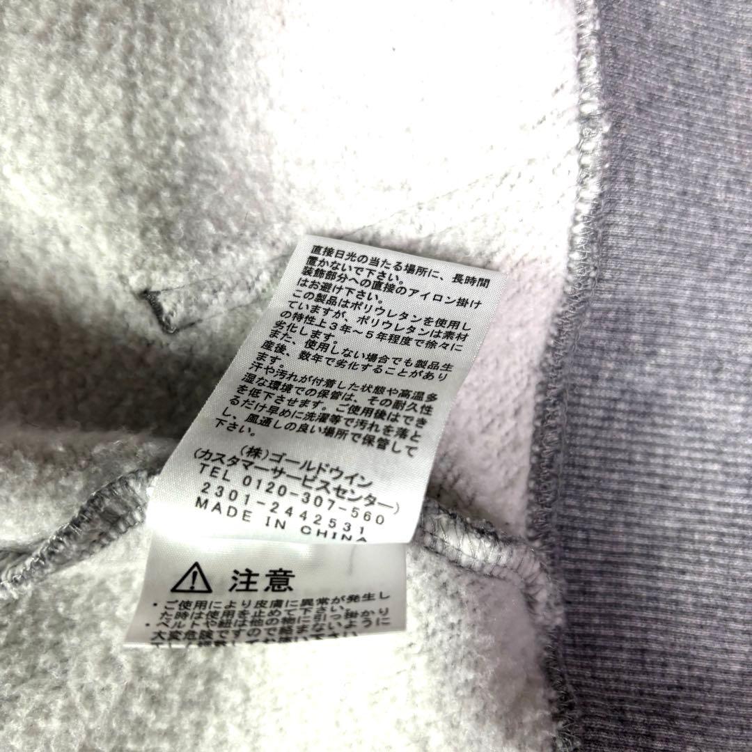 【2525】THE NORTH FACE グレー パーカー L