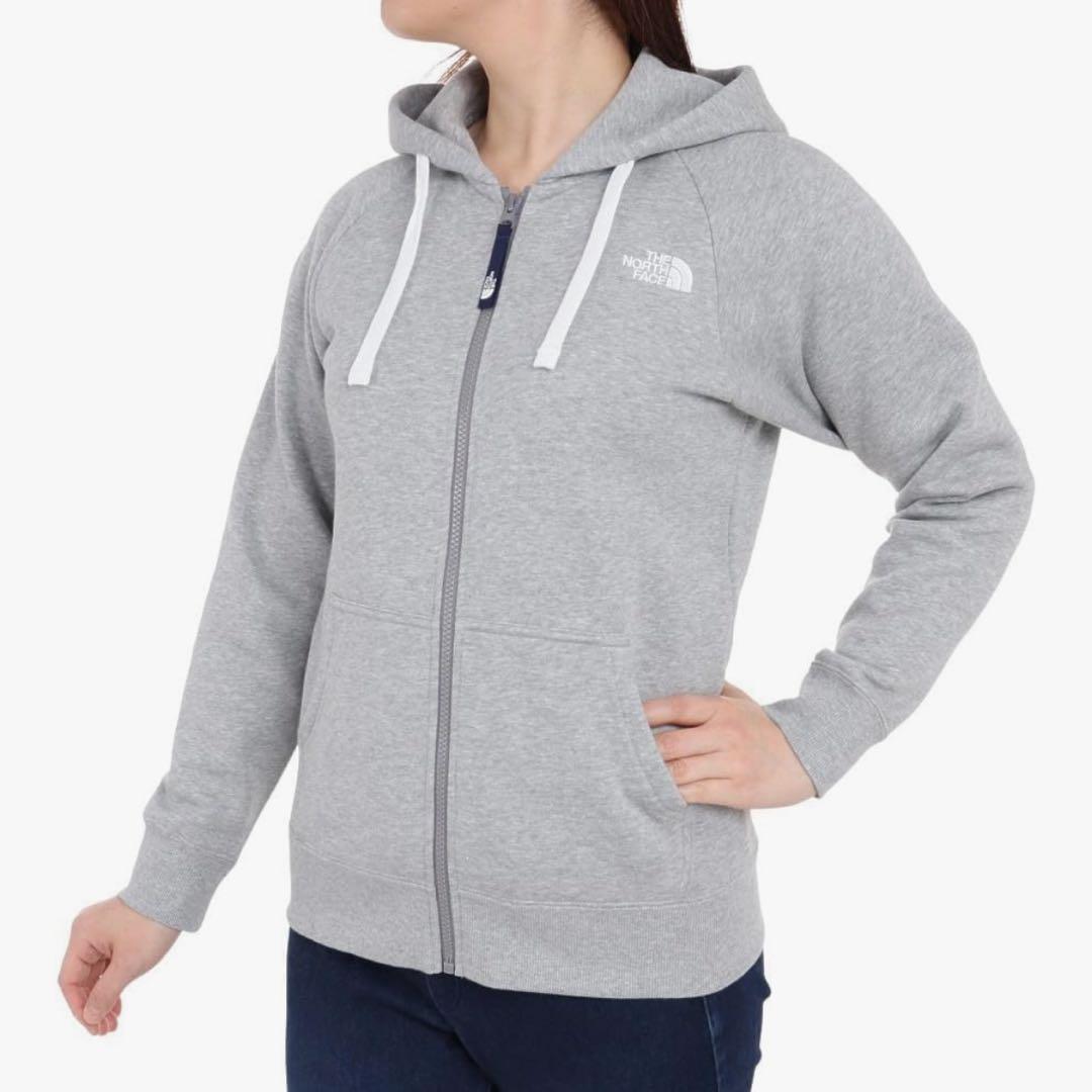 【2525】THE NORTH FACE グレー パーカー L