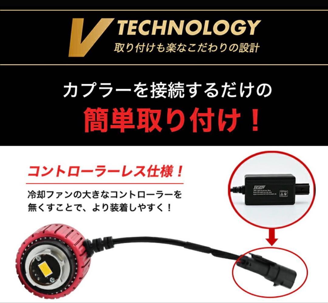 40系アルファード　VELENO フォグランプ 8400lm7000K L1B型