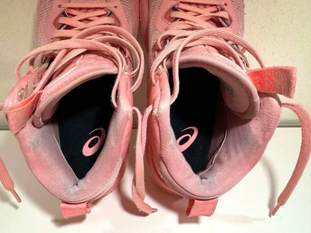 asics バスケットボールシューズ ノバサージ3ピンク　インソール新品