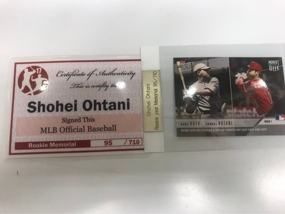 MLBホログラム証明付 大谷翔平 直筆サインボール TOPPS