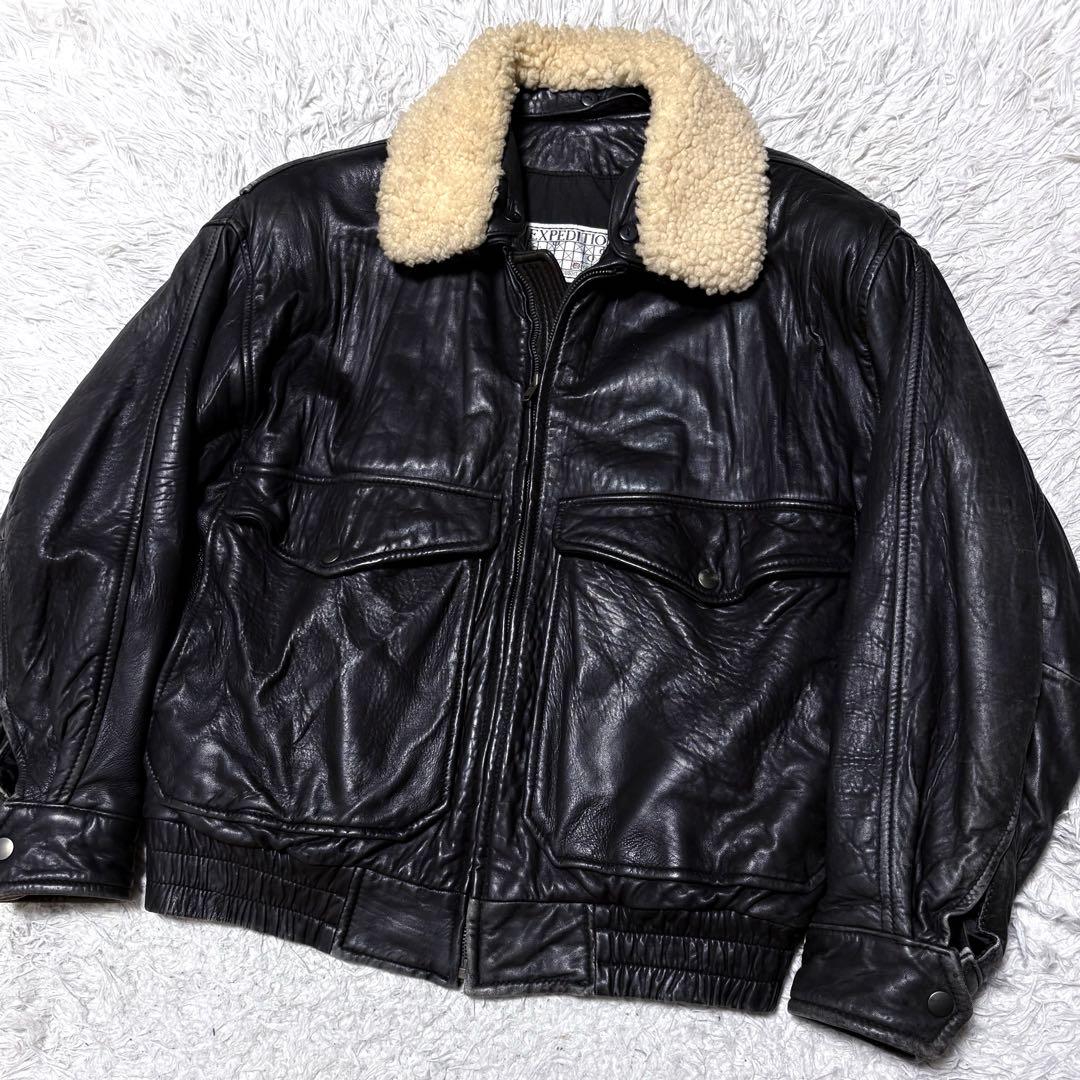 ジャケット・アウター 90s vintage flight jacket black y2k