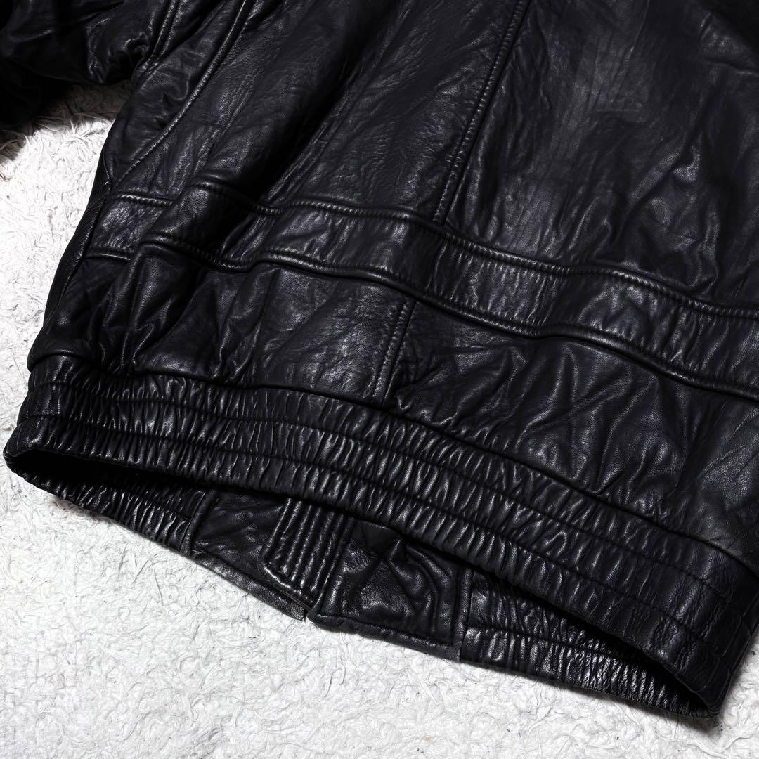 ジャケット・アウター 90s vintage flight jacket black y2k