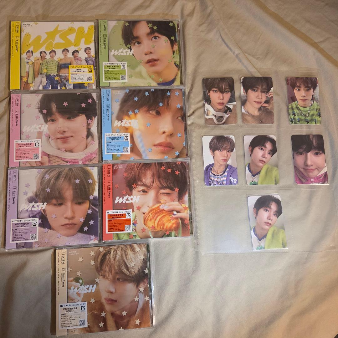NCTWISH WISH 初回限定盤+通常盤 7枚セット