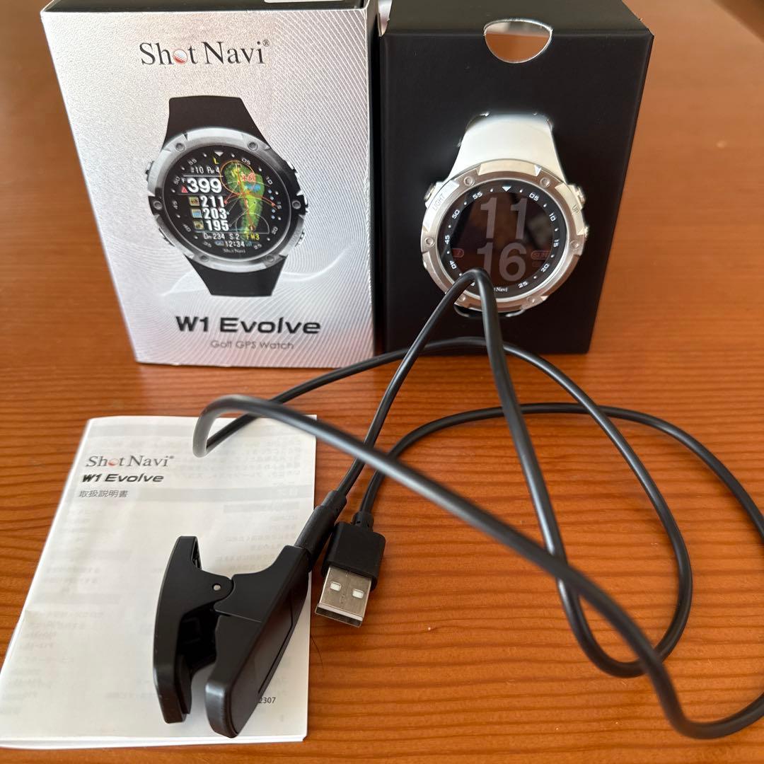 ShotNavi W1 Evolve ゴルフ GPSウォッチ